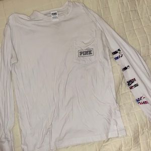 PINK long sleeve shirt 🤍